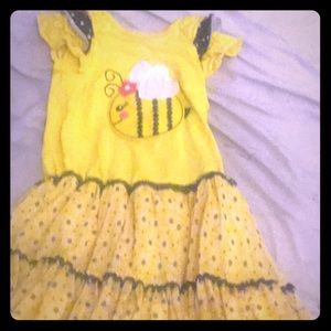 A kids buble bee dress